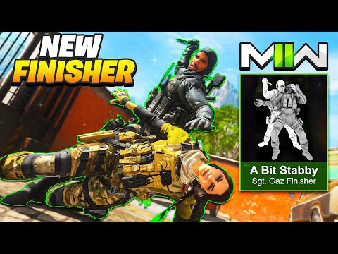 A BIT STABBY Execution in MODERN WARFARE 2 | A BIT STABBY FINISHING MOVE (GAZ RAID BUNDLE MW2)