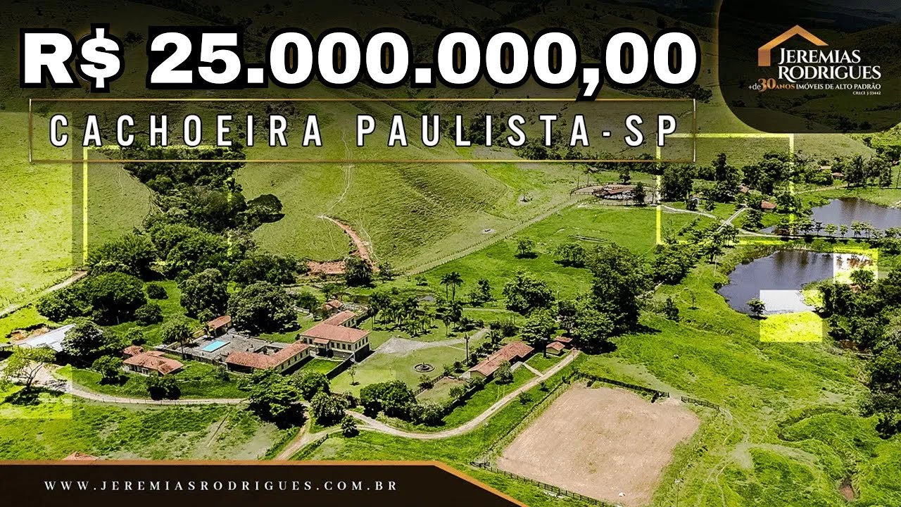 FARM 919.6 HECTARES VALE DO PARAÍBA AMAZING FARM AND STUD FARM WITH CENTENARY-OLD HEADQUARTERS