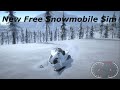 New Free Snowmobile Simulator Freeride Mountain Gamepla
