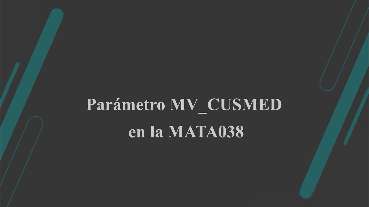 How To | MP - SIGAEST – Parámetro MV_CUSMED en la MATA038 #TOTVS_Backoffice_MI_Linha_Protheus