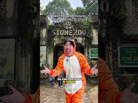 Kebun BINATANG!!! Tiket masuk paling mahal berapa ya? #faktaunik #komedi #kebunbinatang