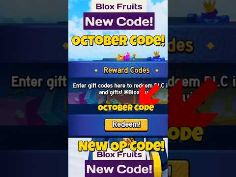 New Blox Fruits Code - New Code for Blox Fruits (October 2025)