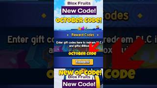 New Blox Fruits Code - New Code for Blox Fruits (October 2025)