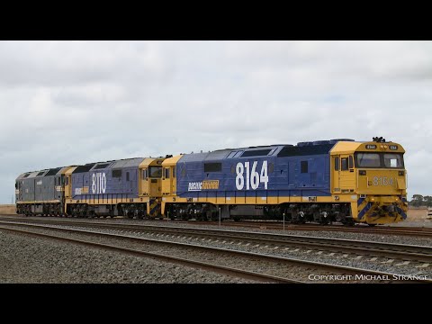 Three Pacific National Locomotives - PoathTV Australian Trains & Railways