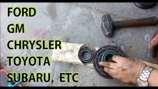AC clutch bearing replacement GM Ford Chrysler Toyota Etc