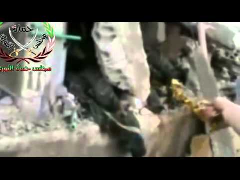 جولة داخل قرية البويضة بعد السيطرة عليها من قبل كتيبه درع سيف الله المسلول في ريف حماة