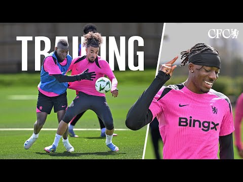 TRAINING pre-Legia Warsaw and Fulham 👀 | Chelsea Training | CFC 24/25