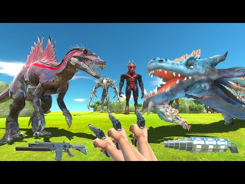 In Search of Lost Dragons - Fps avatar with all weapons Hunting Dinosaurs