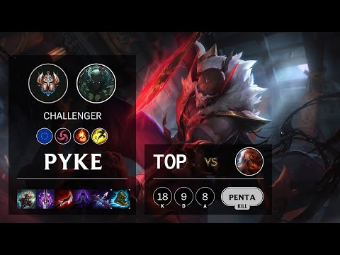 Pyke Top vs Gragas - EUW Challenger Patch 10.16