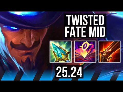 TWISTED FATE vs FIZZ (MID) | EUW Master | 25.24