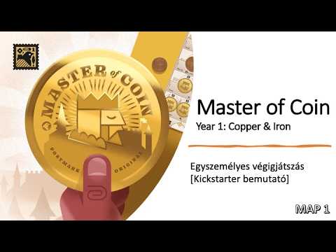 Master of Coin - Egyszemélyes végigjátszás [Kickstarter bemutató] - Robert SoloPlay