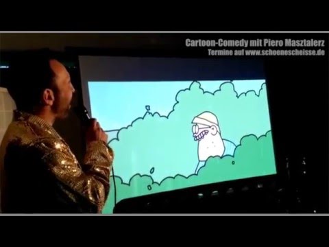 Cartoon-Comedy mit Piero Masztalerz im Salon Savvas