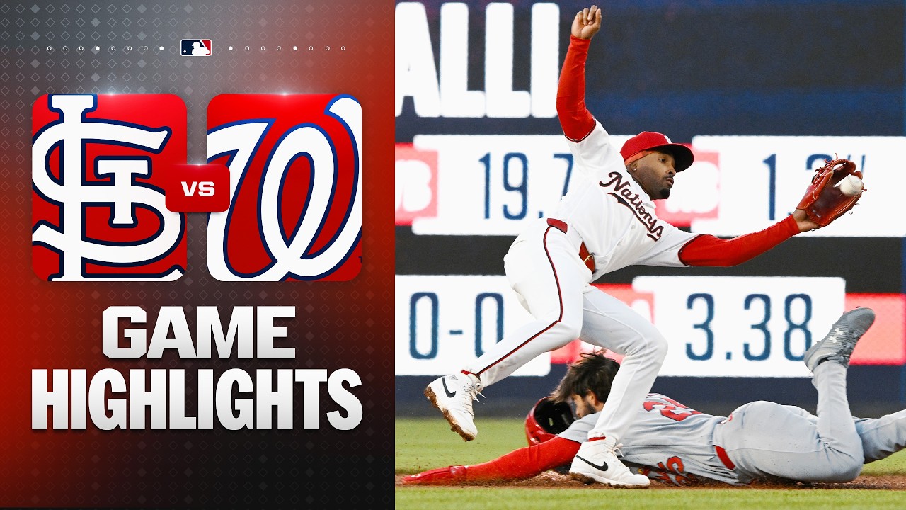 4월8일 워싱턴 세인트루이스 MLB 하이라이트