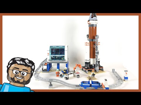 Vidéo LEGO City 60228 : La fusée spatiale et sa station de lancement