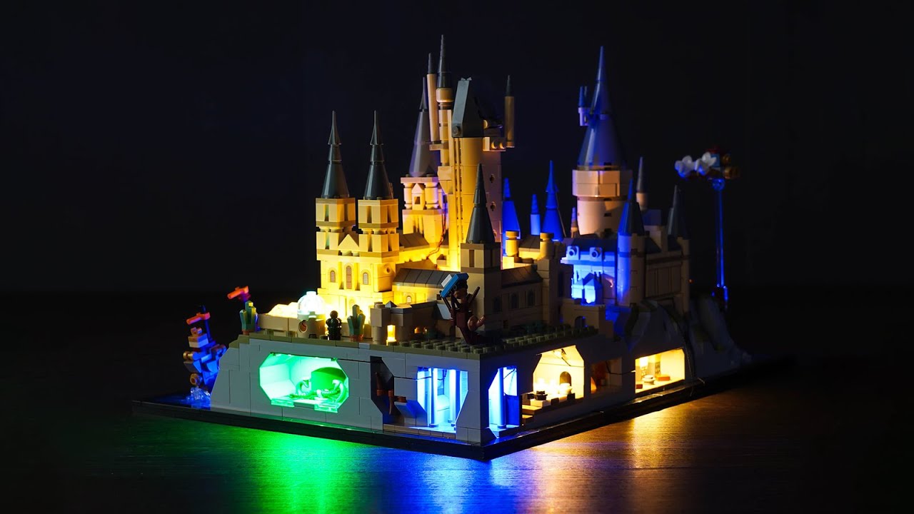 BrickBling LED-Licht-Set für LEGO® Hogwarts mit Schlossgelände (76419)