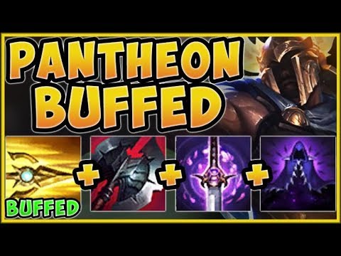 HOW IS THIS EVEN FAIR?? NEW BUFFED REWORKED PANTHEON IS 100% OP! PANTHEON GAMEPLAY League of Legends
