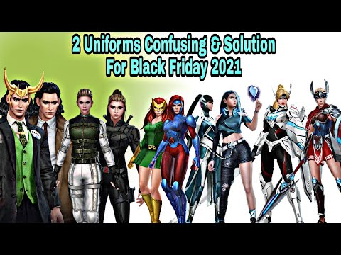 2 Uniforms Confusing & Solution For Black Friday 2021 - Marvel Future Fight