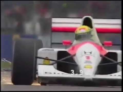 Ayrton Senna Qualifying at Silverstone 1991