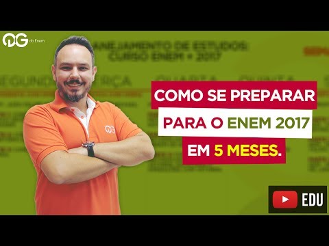 Como se preparar para o ENEM 2017 em 5 MESES.