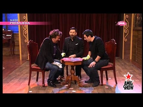 Lupanje šamara - Maca, Andrija Milošević i Ognjen (Ami G Show S07)