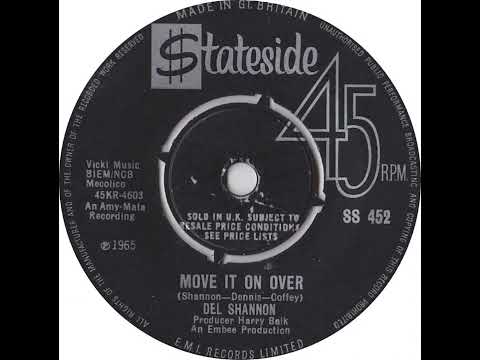 UK New Entry 1965 (233) Del Shannon - Move It On Over