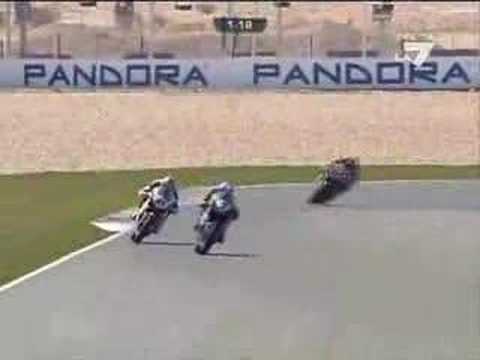 SBK 2008 - Losail - Race1 - Last Lap - Bayliss vs Biaggi
