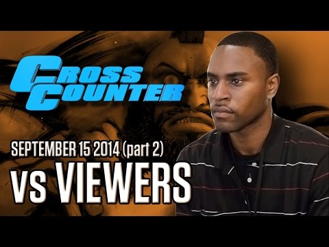 Snake Eyez (@Snake_Eyez_) plays Cross Counter Twitch viewers (Part 2)- 9/15/2014 - USF4 Endless