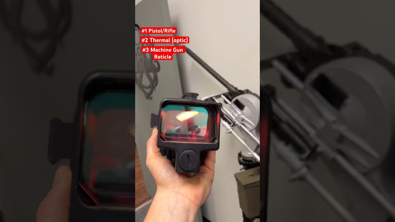 Worlds LARGEST Red Dot? (I think I’ll stick with my Fox Army) #gun #tactical #civtac #reddotsight