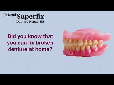 SUPERFIX - Now you can fix your broken denture at home