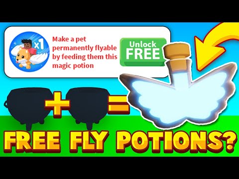 PLACE TO MAKE FREE FLYING POTIONS IN ADOPT ME? Trying Adopt Me Hack For Free Fly Potion