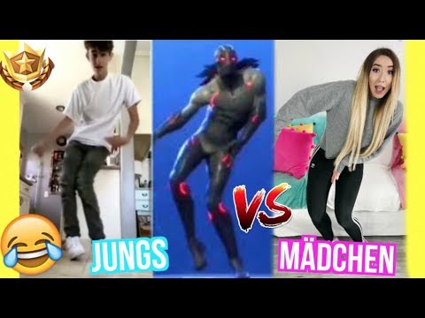 FORTNITE TÄNZE in real life MÄDCHEN vs. JUNGS... Video