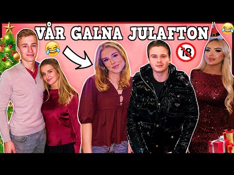 VÅR GALNA JULAFTON 2024 - Jag ger sjukaste julklapparna!🔞🎁