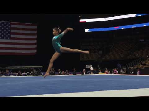Konnor McClain – Floor Exercise – 2018 U.S. Gymnastics Championships – Junior Women Day 1