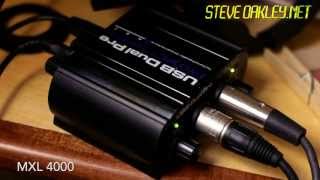 Video thumbnail for ART USB Dual PreAmp Review and Mic Shoot out : Schoeps CMC 64 vs MXL 4000 by Steve Oakley