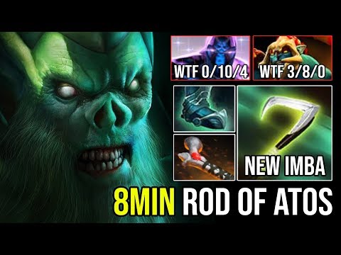 Illidan Stormrage [Necrophos] WTF Cancer Build First ITEM Rod of Atos 19Min GG Counter Huskar DotA 2