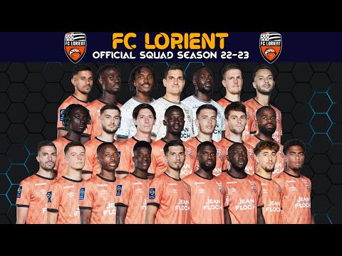 FC LORIENT OFFICIAL SQUAD SEASON 2022-2023 | FC Lorient | Ligue 1 Season 2022/23