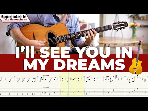I'll See You in My Dreams version Django Reinhardt - Solo et tablature (Gyspy jazz free tab)