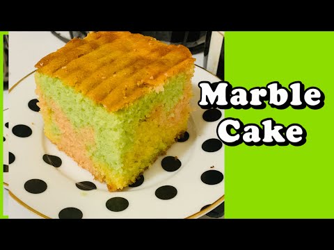 MARBLE CAKE| BUTTER CAKE | මාබල් කේක්