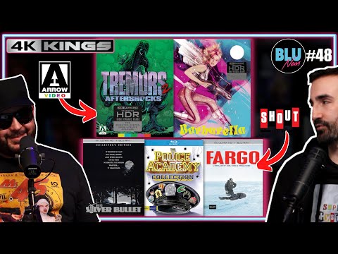 FARGO 4K, TREMORS 2 4K, SILVER BULLET 4K, BARBARELLA 4K, POLICE ACADEMY & MORE from ARROW & SHOUT!