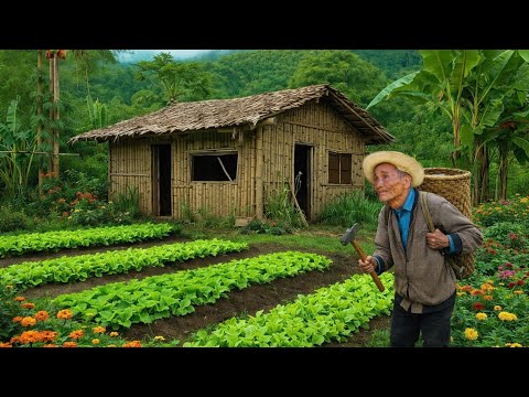 Crazy 87-Year-Old Grandpa Quits The City To Build A Farm From Scratch In The Wild
