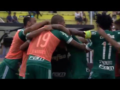 Gols | São Paulo 0-2 Palmeiras - Paulistão 2016