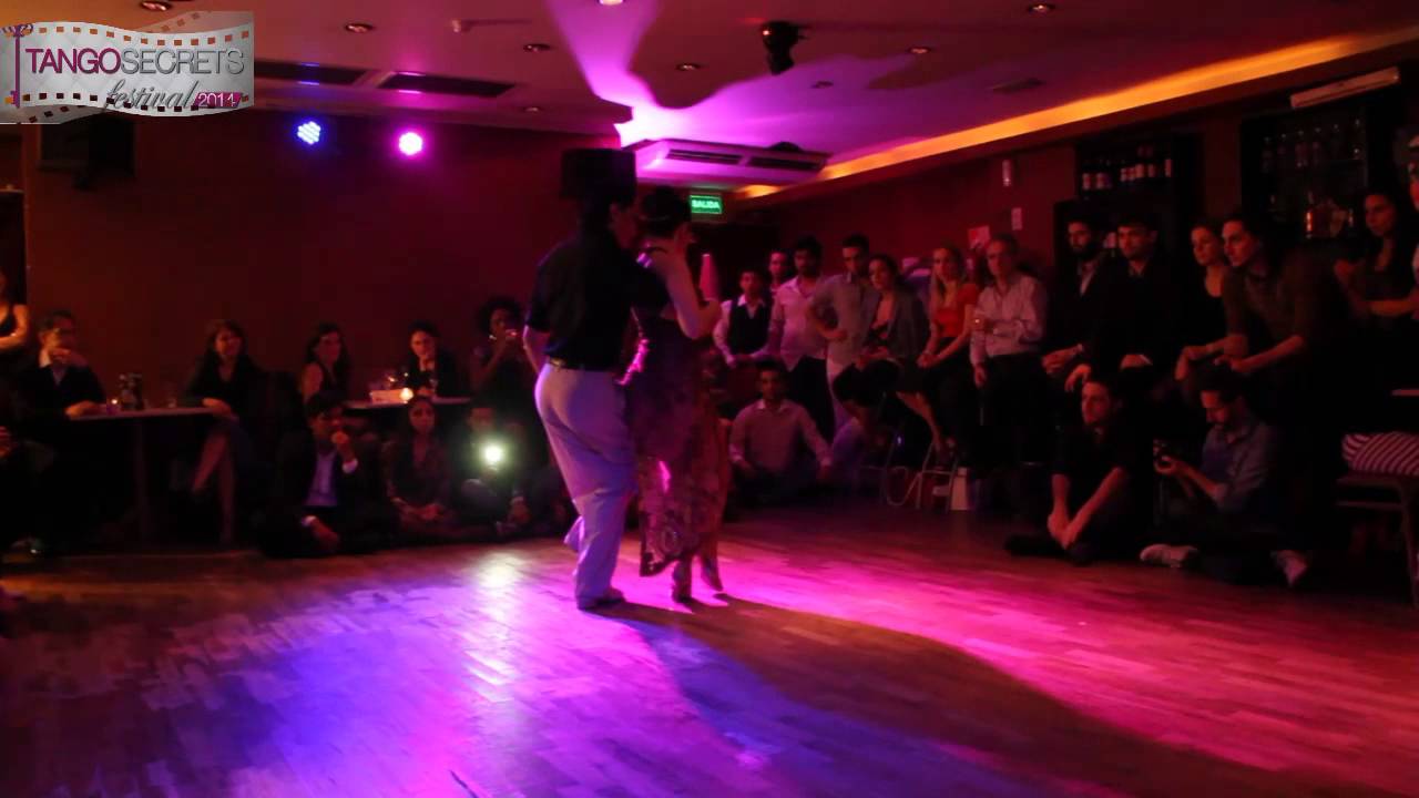 JULIAN SANCHEZ Y MELINA MOURIÑO en el Tango Secrets Festival 2014 01/02