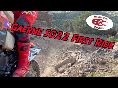 Gaerne SG22 Boots First Ride | Highland Cycles