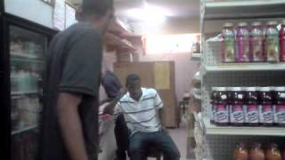 funny video - jamaican boy gets a bitch slap.AVI