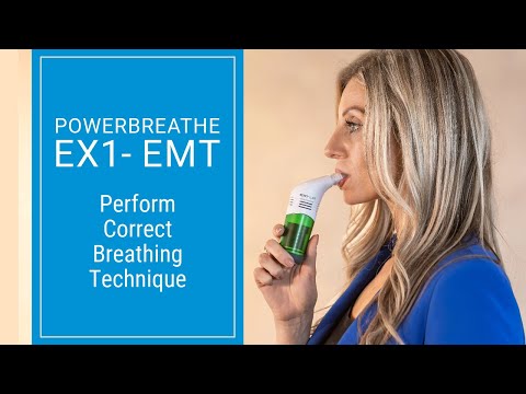 POWERbreathe EMT - How To Perform The Correct Breathing Technique