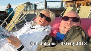 preview picture of video 'Øjeblikke fra skiferie i Sct Johan i Østrig 2013'