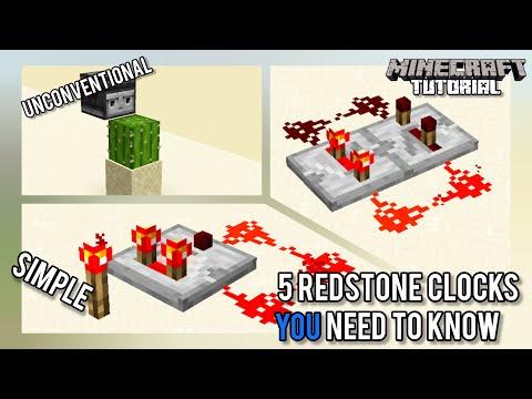 5 Mind-Blowing Redstone Clocks in Minecraft 1.20