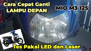 Download lagu How to Quickly Replace the Headlight/Main Light on a Mio M3 125 | Can Use LEDs mp3