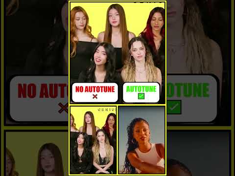 🔥 KATSEYE - My Way NO AUTOTUNE vs AUTOTUNE 🎤✨ #shorts #music #hiphop #musicsong