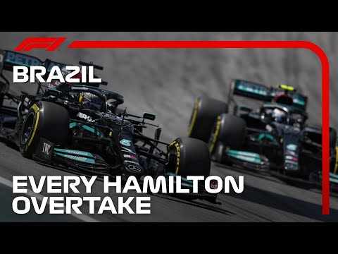 Lewis Hamilton Overtakes EVERYONE! | 2021 Sao Paulo Grand Prix